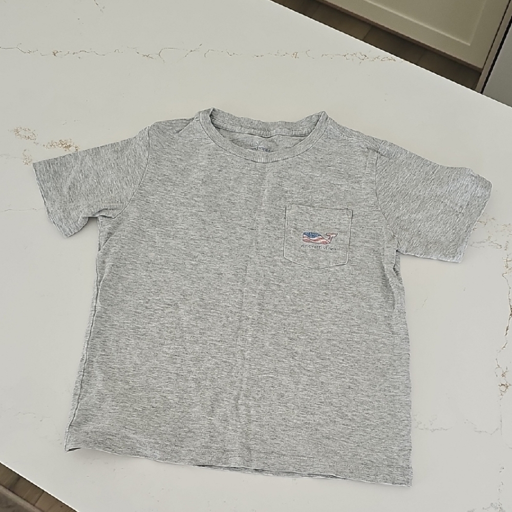 Vineyard Vines Gray Short Sleeve Tee